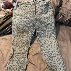 KanCan Animal Print Jeans